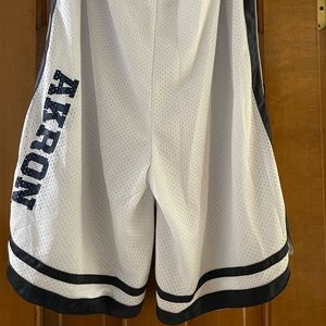 University of Akron athletic long shorts